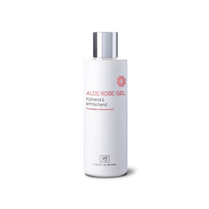 Classic Ayurveda Aloe Rose Gel, BDIH, 200 ml - Produktbild