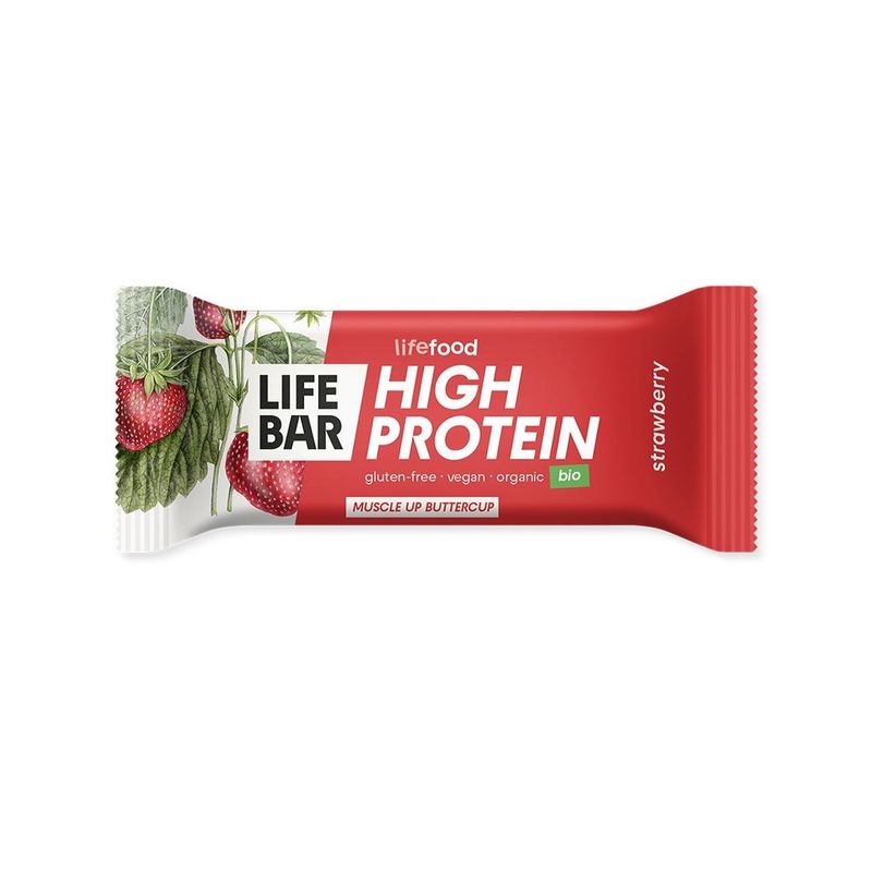 Lifefood  Lifefood Lifebar Protein Erdbeere Bio - Produktbild