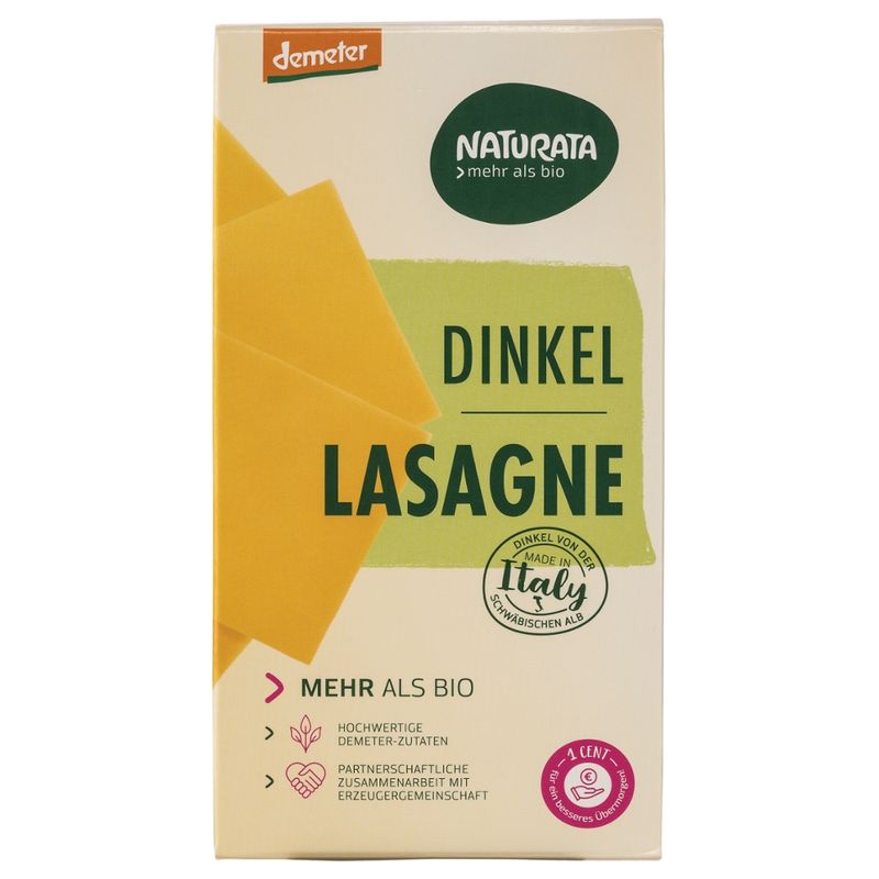 NATURATA Lasagne, Dinkel hell - Produktbild