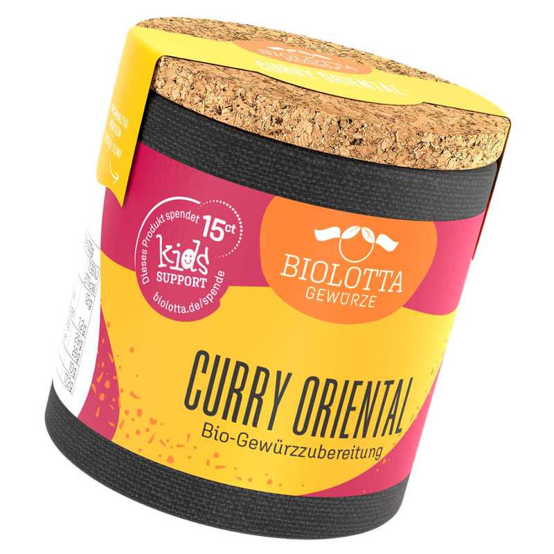 Biolotta Biolotta Korkdose Curry Oriental Bio-Gewürzzubereitung - Produktbild