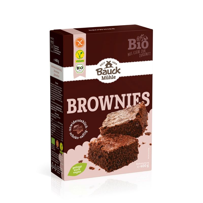 Bauck Mühle Brownies glutenfrei Bio - Produktbild