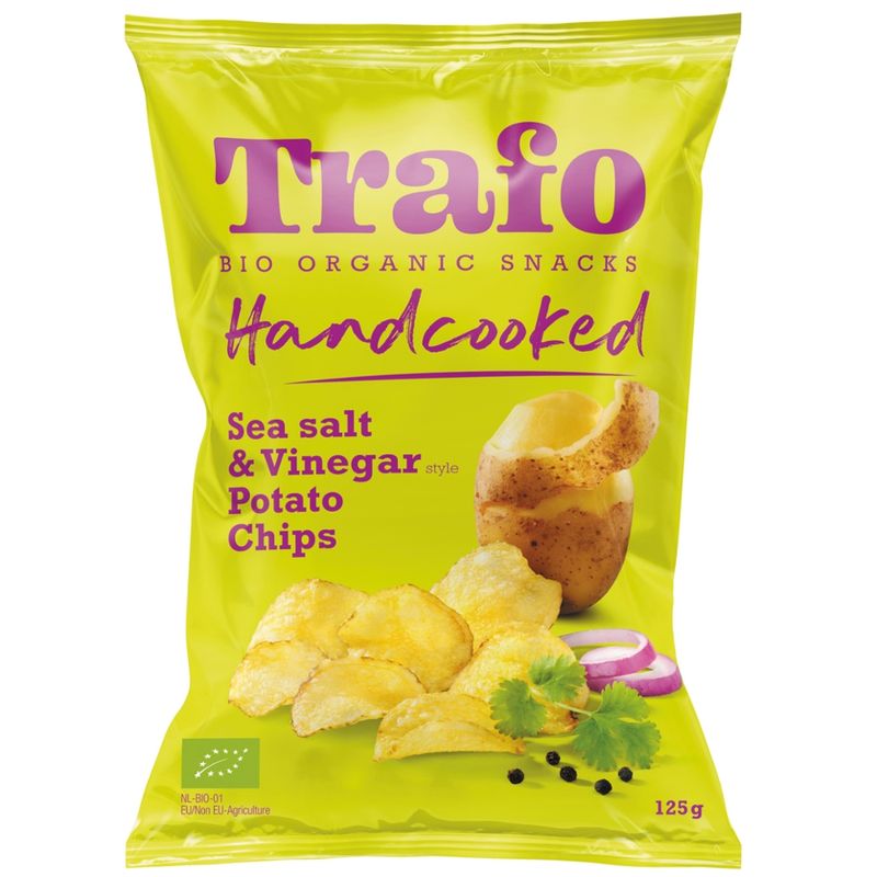 Trafo Handcooked Chips Salt & VInegar - Produktbild