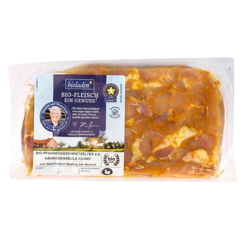 bioladen Pfannengeschnetzeltes Curry vom Hähnchen - Produktbild