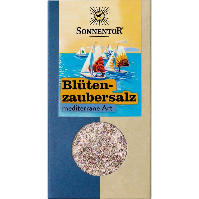 Sonnentor Blütenzaubersalz mediterrane Art, Packung - Produktbild