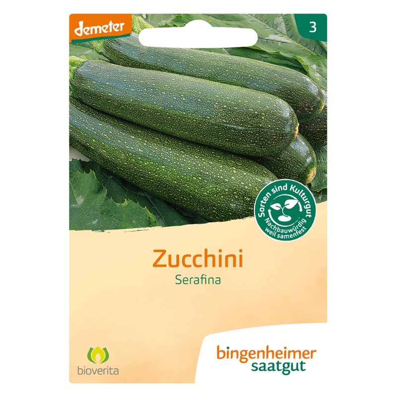 Bingenheimer Saatgut Zucchini Serafina - Produktbild