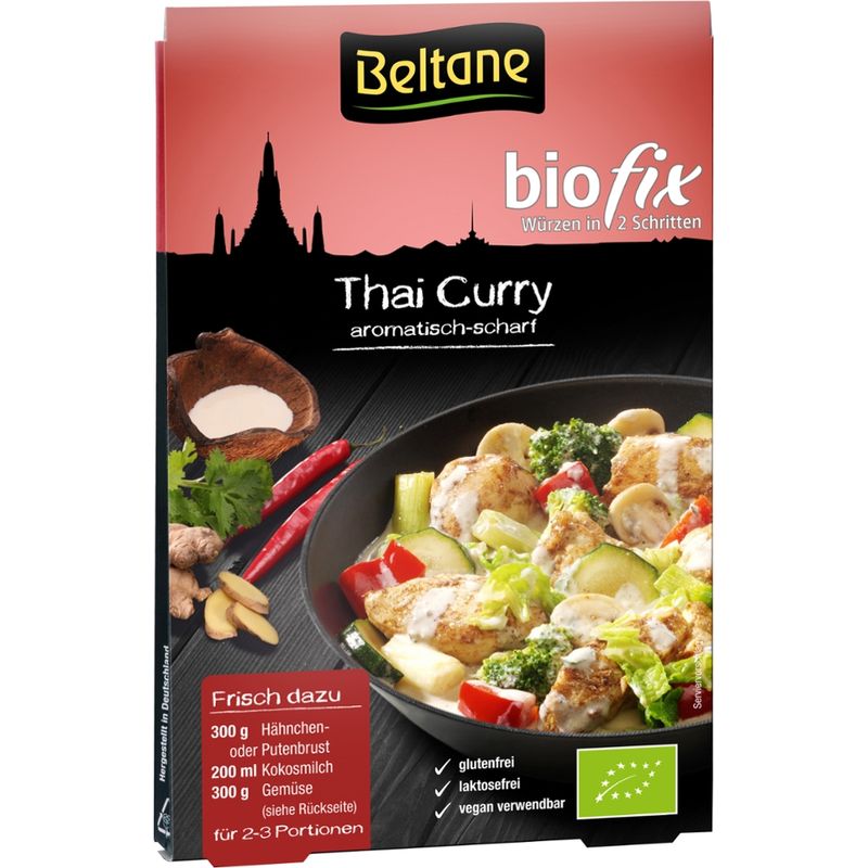 Beltane Beltane Biofix Thai Curry, vegan, glutenfrei, lactosefrei - Produktbild