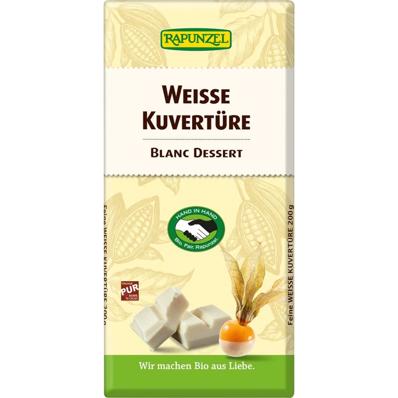 Rapunzel Weisse Kuvertüre HIH - Produktbild