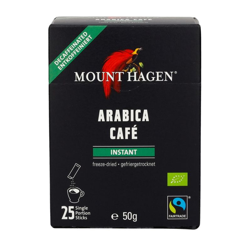 Mount Hagen Bio Fairtrade Instant Stick entkoffeiniert - Produktbild