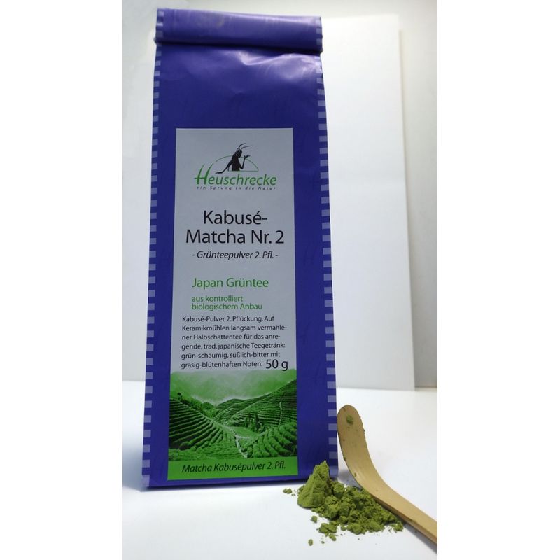 Heuschrecke Matcha Kabusé Nr.2 Halbschatten- Grünteepulver, kbA - Produktbild