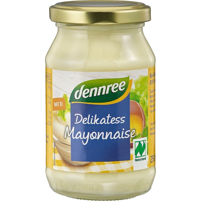 dennree Delikatess-Mayonnaise, mit Ei - Produktbild