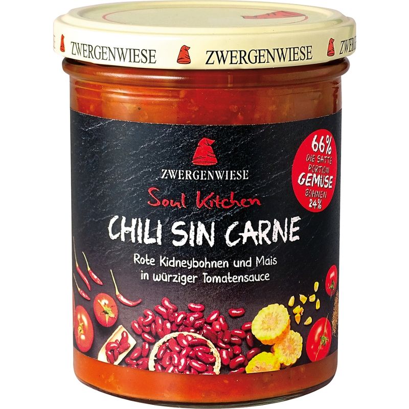 Zwergenwiese Soul Kitchen Chili sin Carne - Produktbild