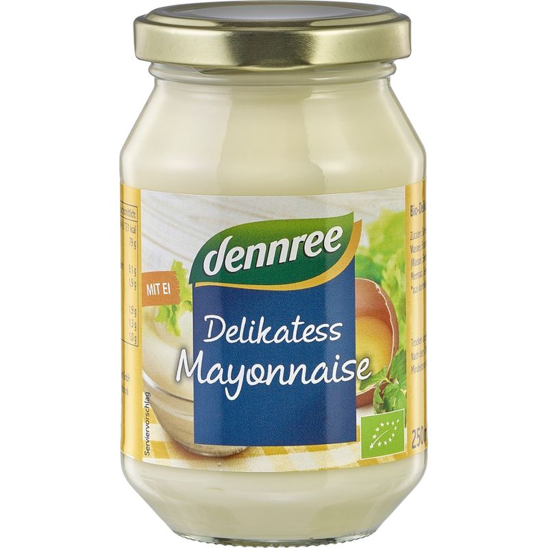 dennree Delikatess-Mayonnaise, mit Ei - Produktbild