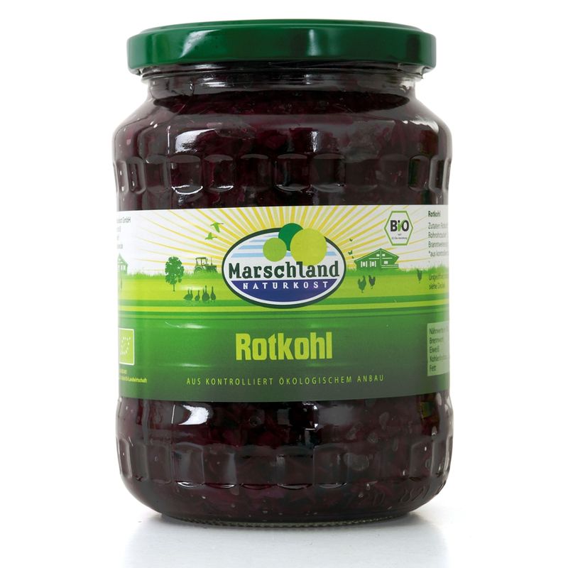 Marschland  Bioland Bio-Rotkohl 720 ml Gl. MARSCHLAND - Produktbild