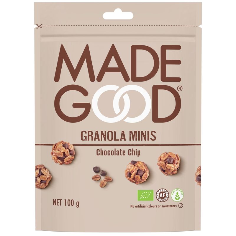 MadeGood MadeGood Bio Granola Minis mit Chocolate Chips - 100g - Produktbild