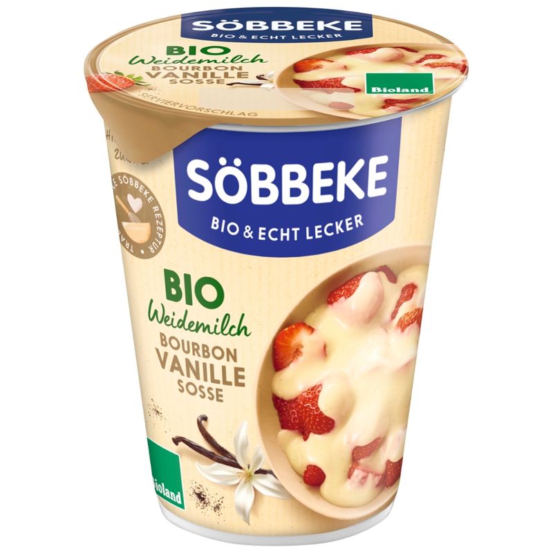 Söbbeke Bio Weidemilch Bourbon Vanille Sosse - Produktbild