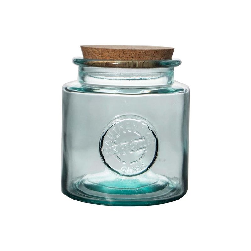 memo Handelsware Vorratsglas "Authentic" aus Recyclinggals, 1,5 l - Produktbild