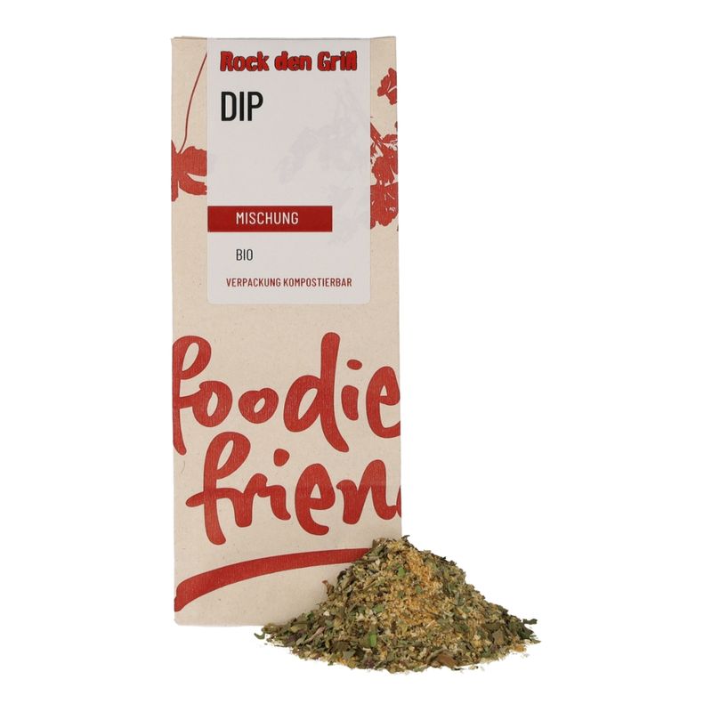 foodie & friends BIO Rock den Grill Dip in einer kompostierbaren Tüte - Produktbild