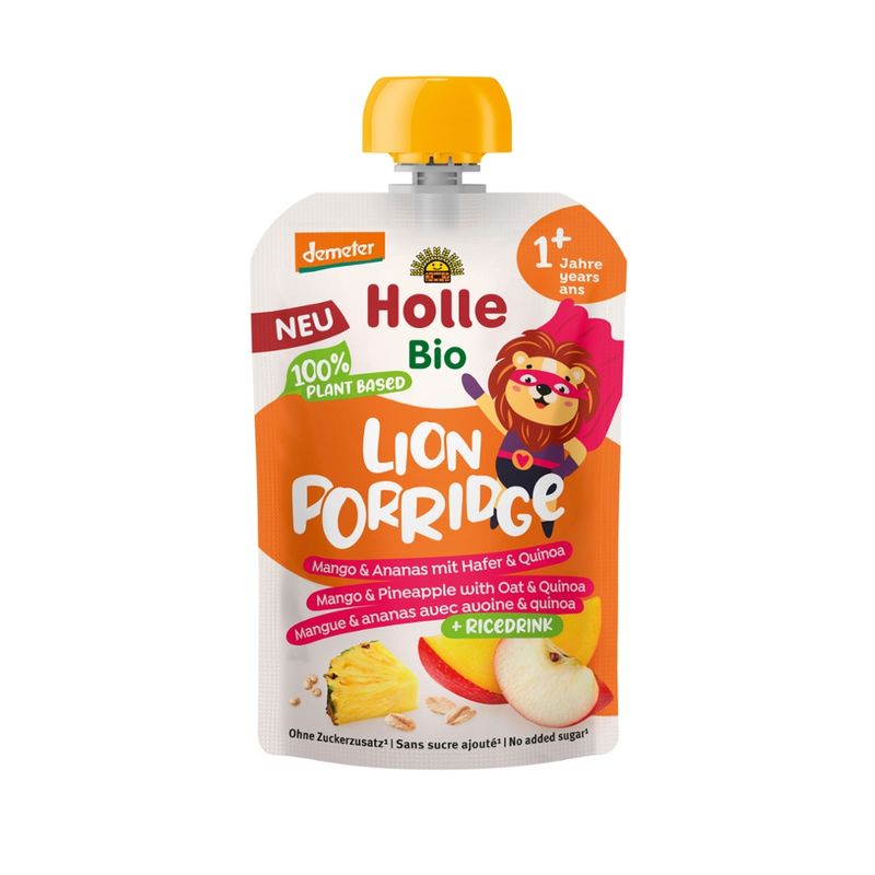 Holle  Lion Porridge - Mango & Ananas mit Hafer & Quinoa - Produktbild