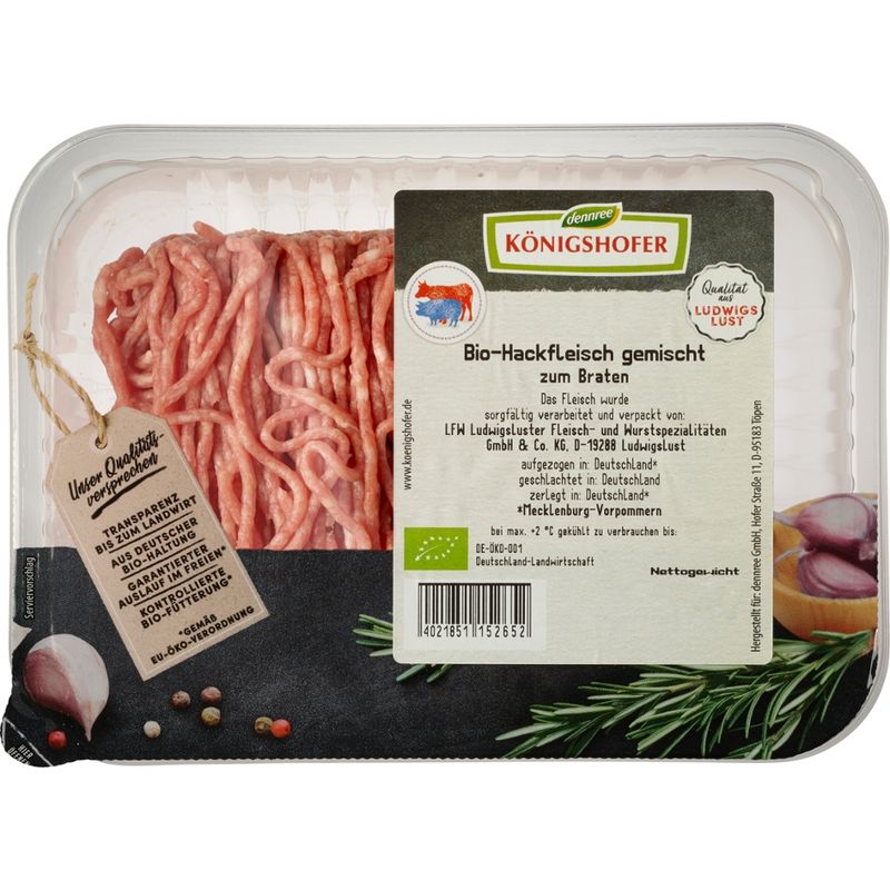 Königshofer Regional Brandenburg Hackfleisch gemischt, zum Braten - Produktbild