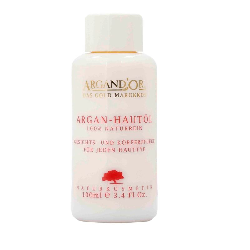 ARGAND´OR Argand´Or Argan-Hautöl, bio, Dermatest "sehr gut", 100%  rein, nicht desodoriert, traditionell hergestellt, kaltgepresst,  von Frauenkooperativen der Arganeraie (UNESCO Biosphären-Reservat in Südwest-Marokko) fair und nachhaltig hergestellt - Produktbild