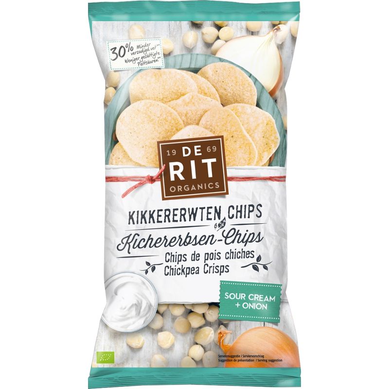 De Rit Kichererbsen-Chips Sour Cream - Produktbild