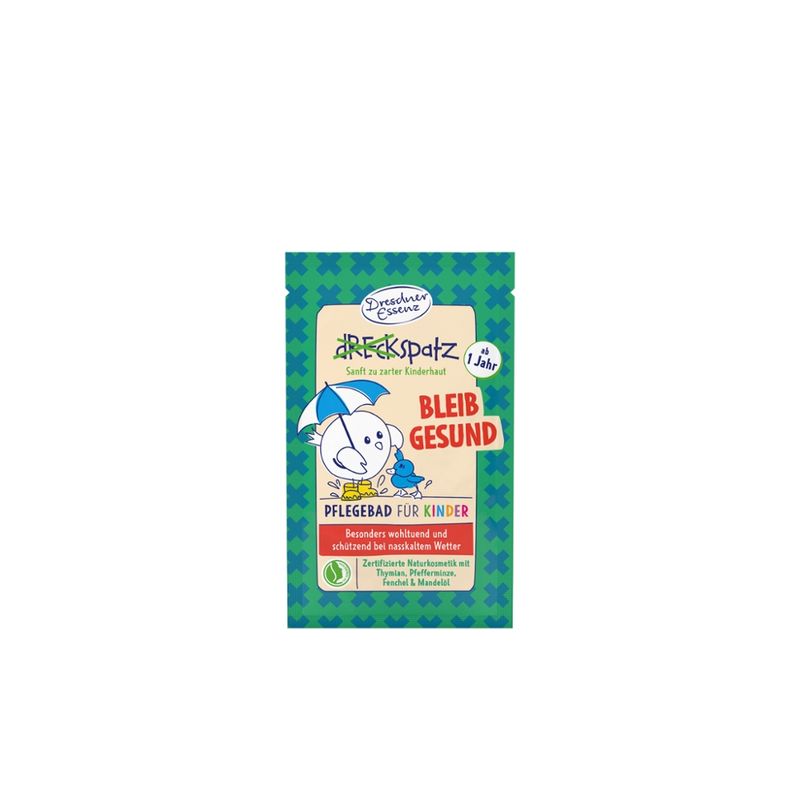 Dresdner Essenz Dreckspatz  DE Badesalz Bleib gesund 60g - Produktbild