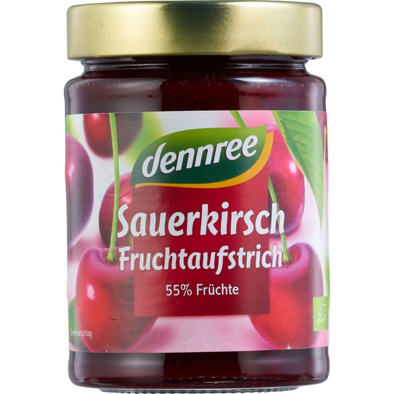 dennree Fruchtaufstrich Sauerkirsche - Produktbild