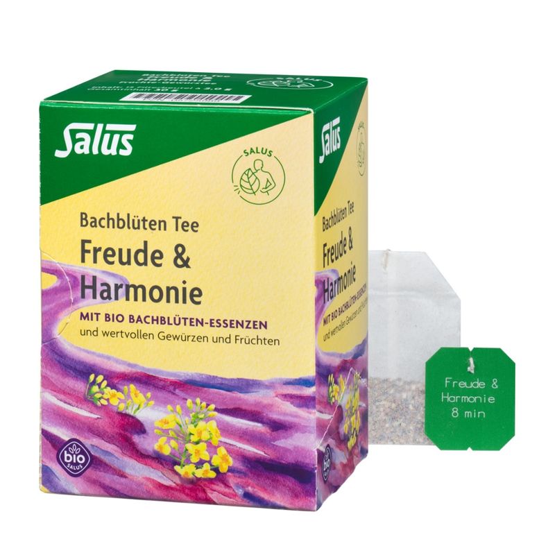 Salus® Bachblüten Tee Freude & Harmonie bio 15 FB - Produktbild