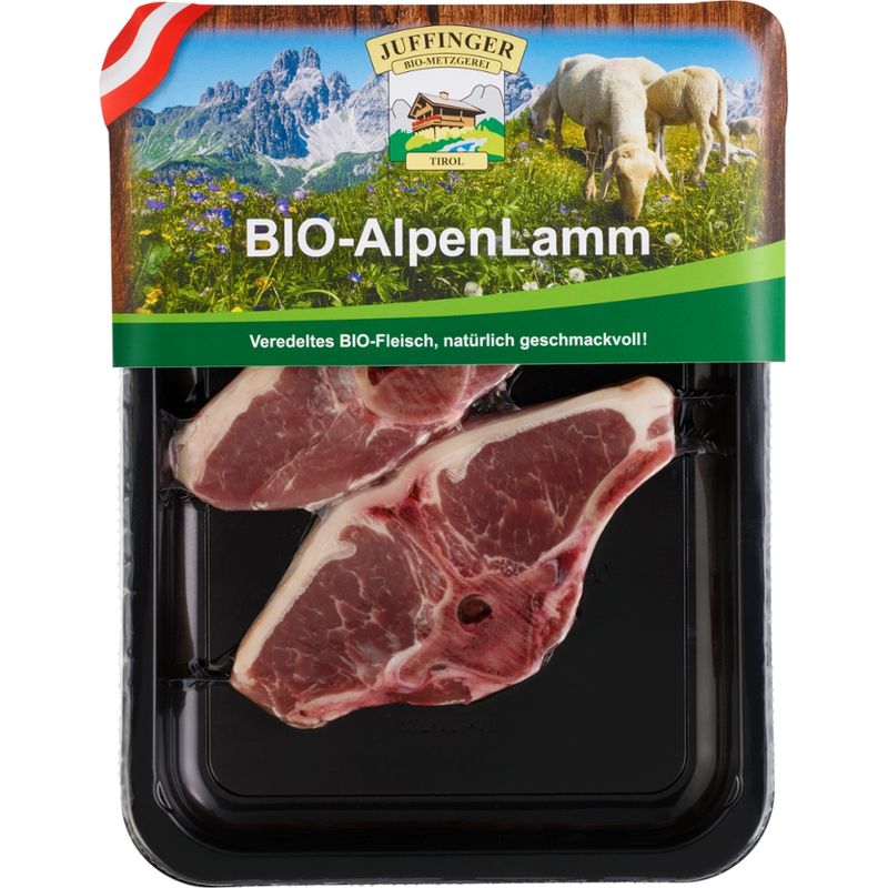 Juffinger Bio-Metzgerei BIO-Kotelette Karree vom Lamm - Produktbild
