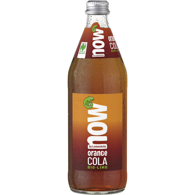 now now Bio Limo Orange Cola 0,5l - Produktbild