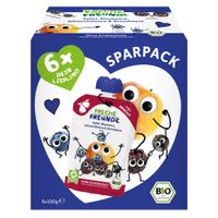 Bio Quetschie Sparpack Apfel, Blaubeere, Johannesb - Produktbild
