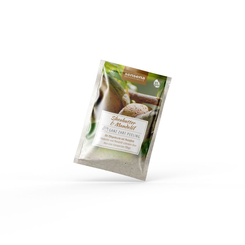 sensena Naturkosmetik Ganz Zart Peeling "Sheabutter & Mandelöl", 80 g - Produktbild