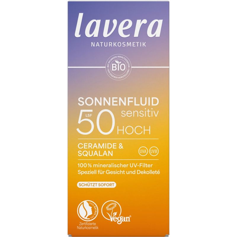 lavera SONNENFLUID SENSITIV LSF 50 - Produktbild