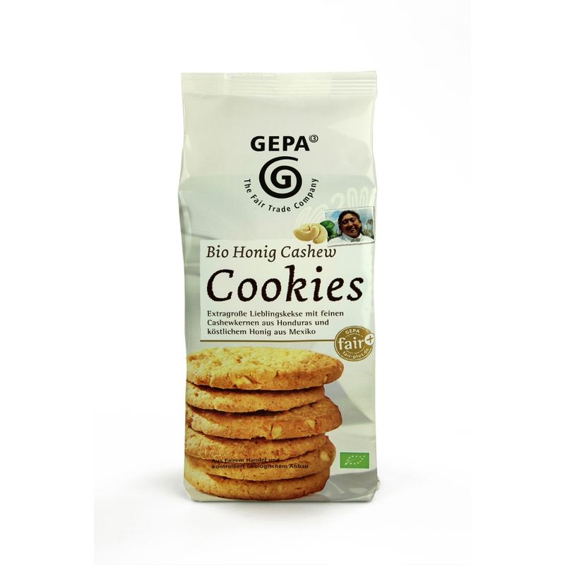 GEPA - The Fair Trade Company Bio Honig Cashew Cookies - Produktbild