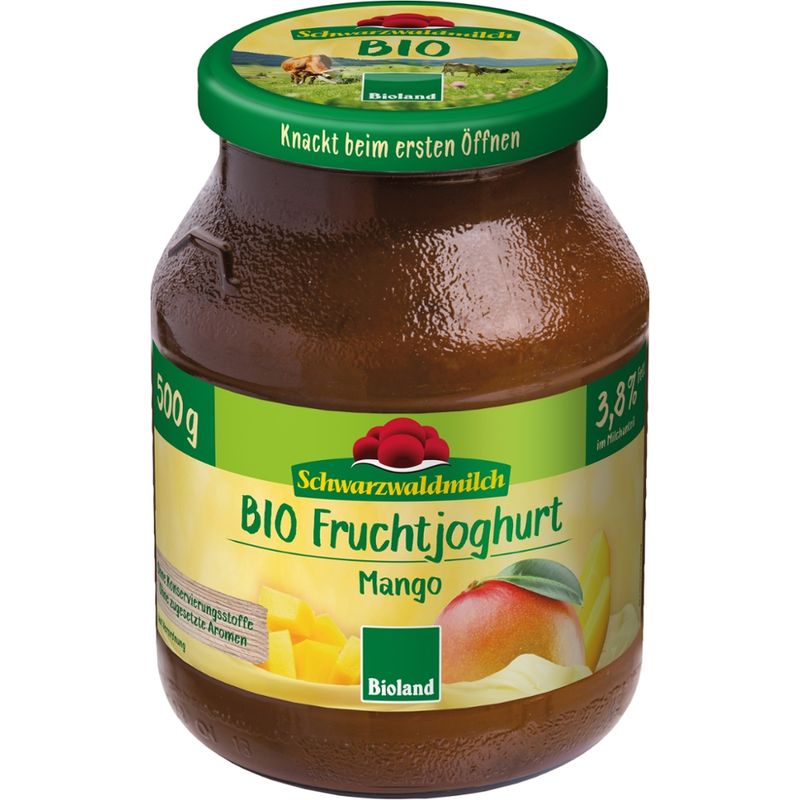 Schwarzwaldmilch BIO SWM BIO Joghurt Mango 3,8% 6x500G GL - Produktbild