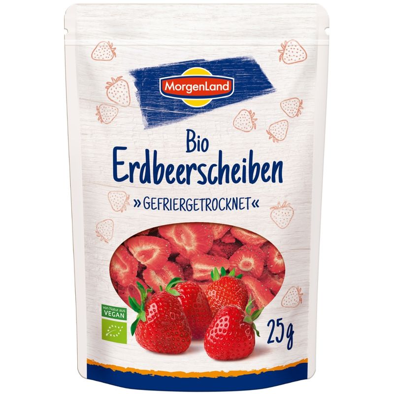 MorgenLand Bio Erdbeeren gefriergetrocknet - Produktbild