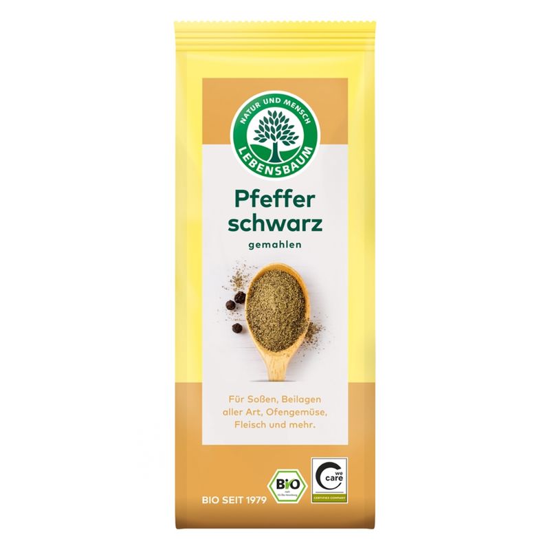 LEBENSBAUM Schwarzer Pfeffer, gemahlen - Produktbild