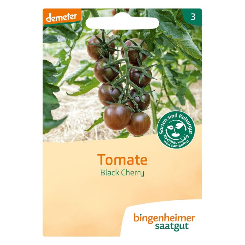 Bingenheimer Saatgut Black Cherry - Tomate (Saatgut) - Produktbild