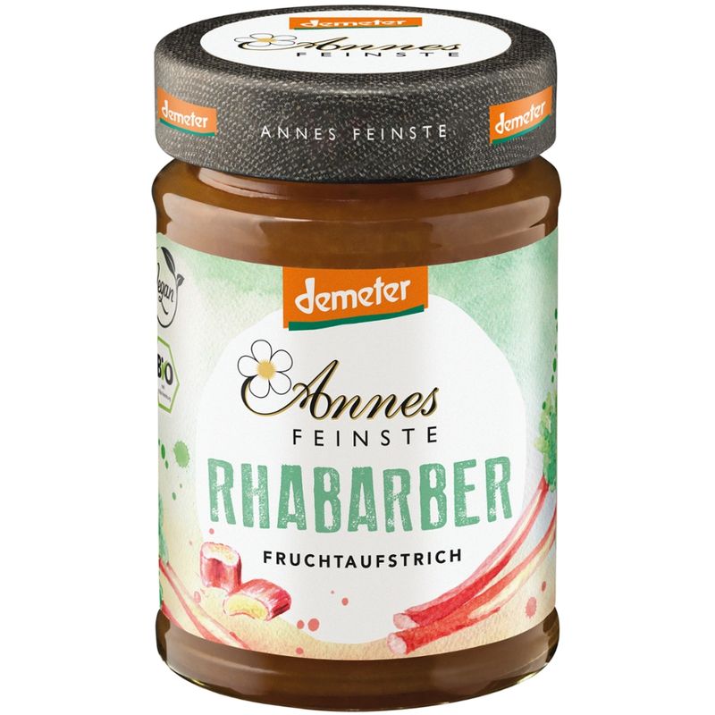 Annes Feinste Demeter Bio Rhabarber Fruchtaufstrich - Produktbild