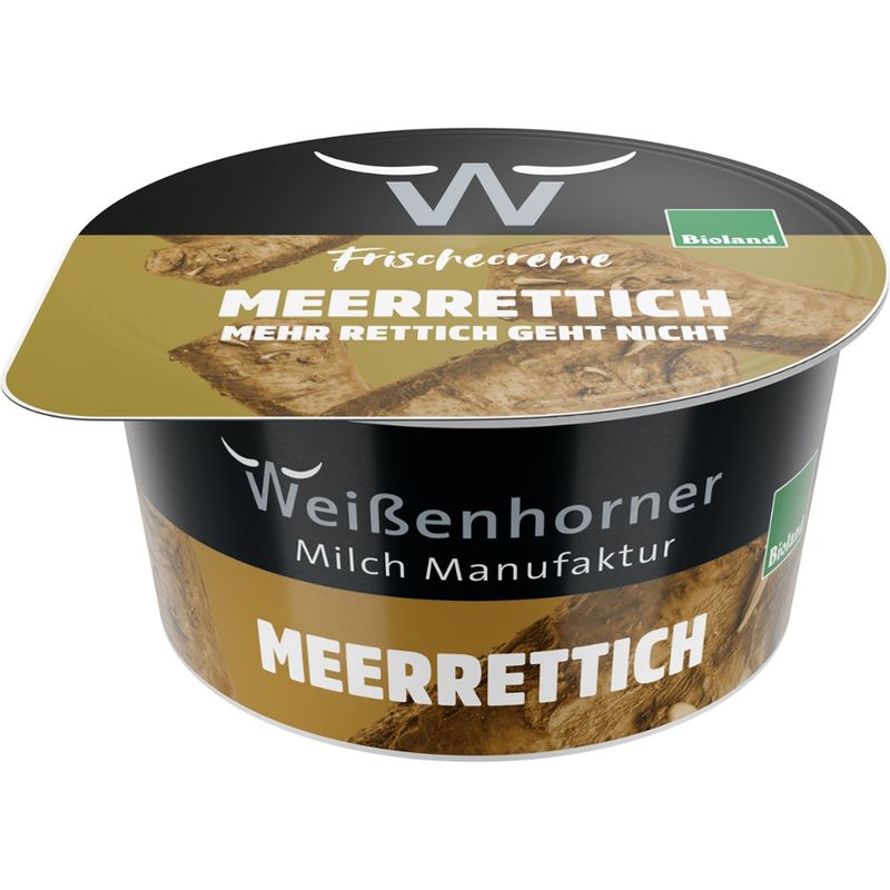 Weißenhorner Milch Manufaktur WH MM Bioland FrischeCreme Meerrettich - Produktbild