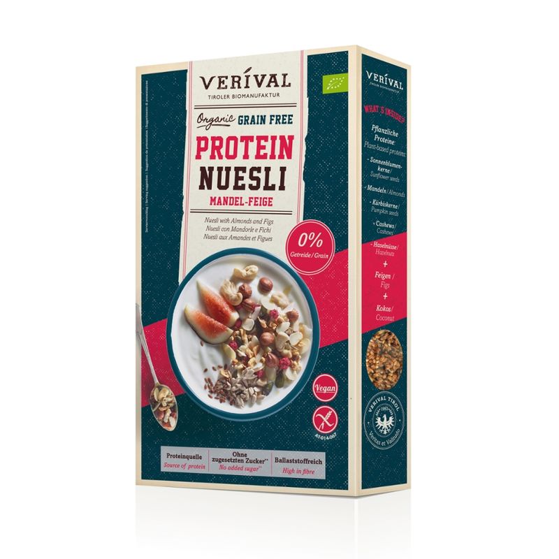 Verival Grain Free Protein Nüsli Mandel-Feige - Produktbild