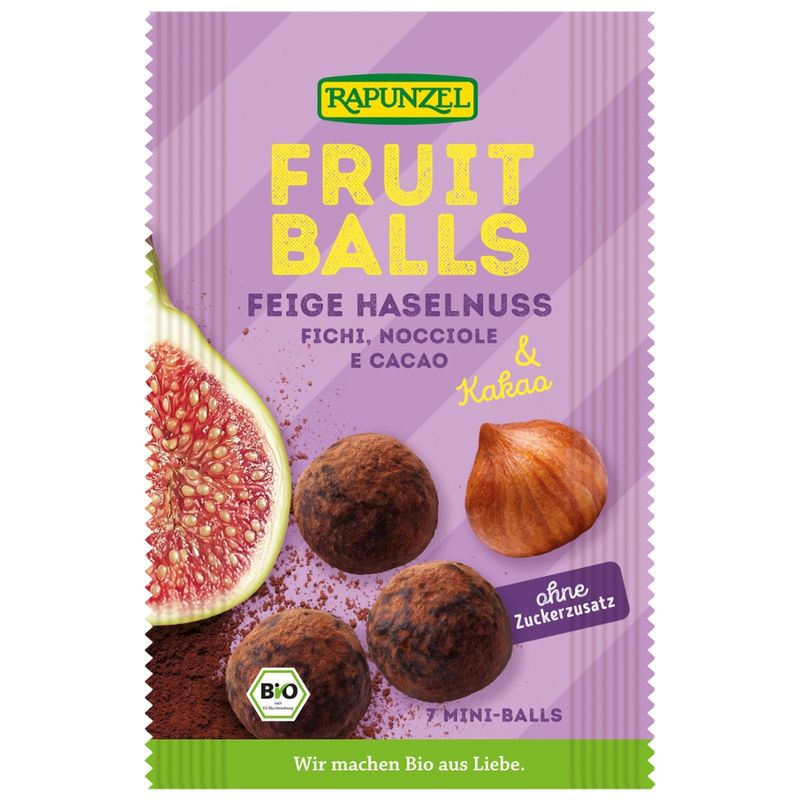 Rapunzel Fruit-Balls Feige-Haselnuss & Kakao - Produktbild