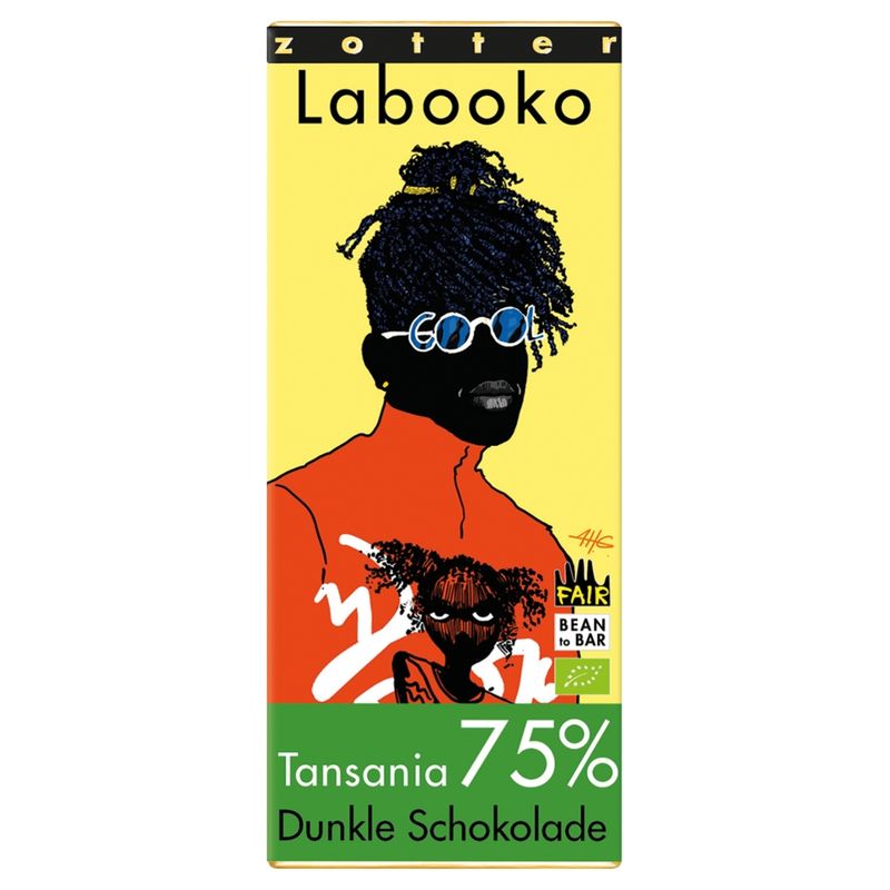 Zotter Schokolade Labooko - 75% Tansania - Produktbild