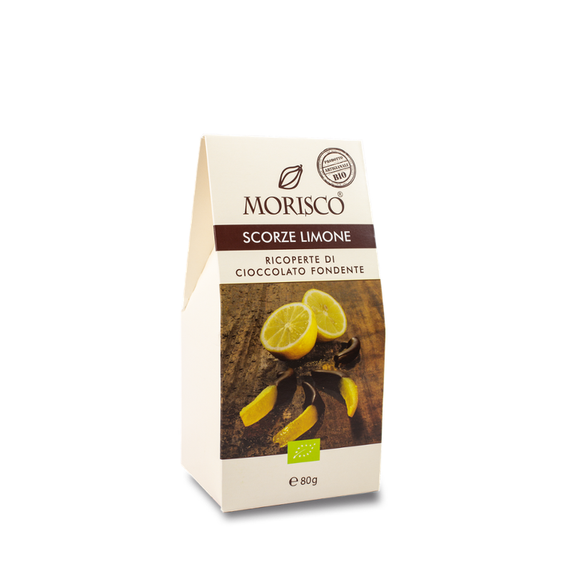 MORISCO Zitronenschalen mit Zartbitterschokolade 80 g MORISCO - Produktbild