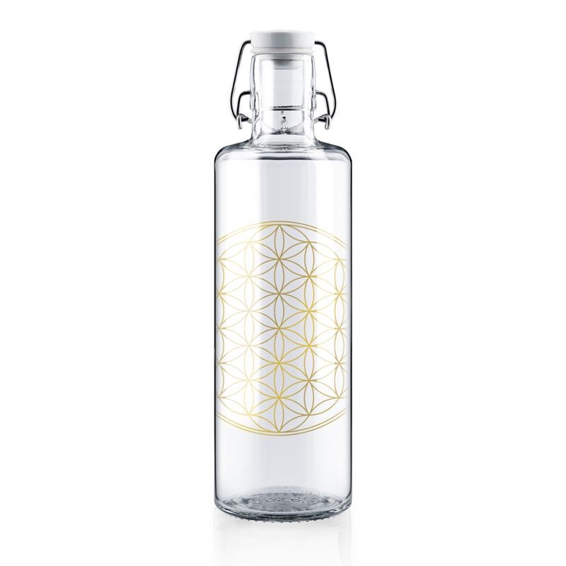 soulbottles soulbottle 1,0 l  "Flower of life" - Produktbild