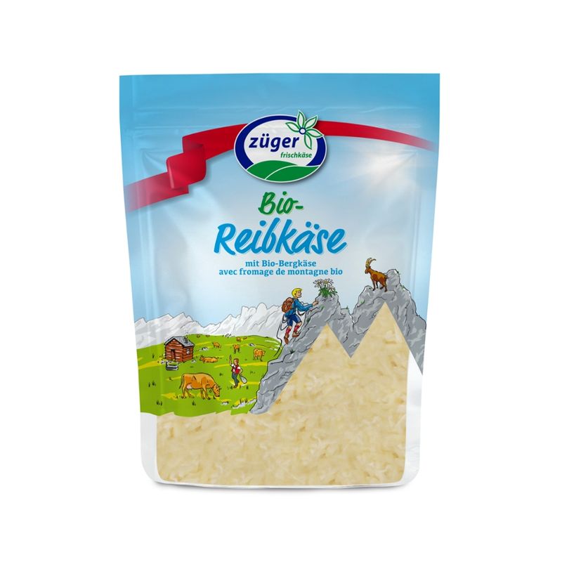 Züger Frischkäse AG Züger Bio Reibkäse 150g - Produktbild