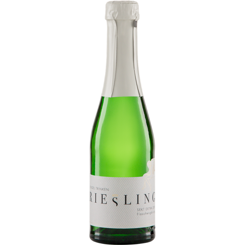 Riegel Eigenmarke ENGELCHEN Rieslingsekt extra-dry Piccolo Flaschengärung - Produktbild