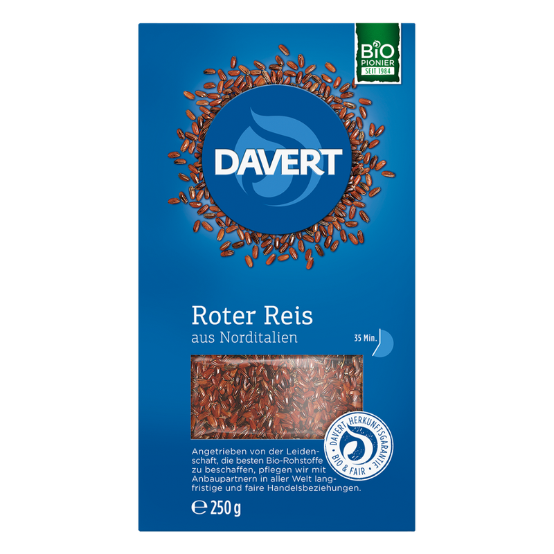 Davert Roter Reis 250g - Produktbild