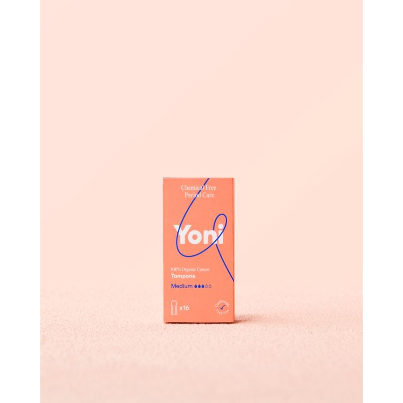 Yoni Tampons - normal - 100 % Bio-Baumwolle - 16 stk - Produktbild