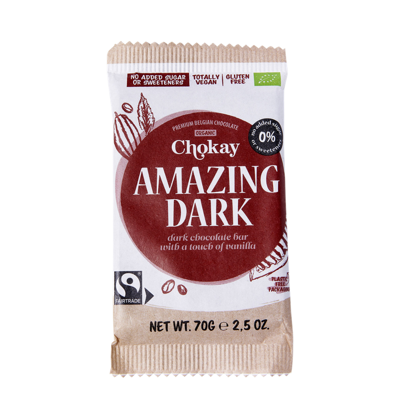 Chokay BV Chokay - Bar - Amazing Dark FairTrade, 70g - Produktbild